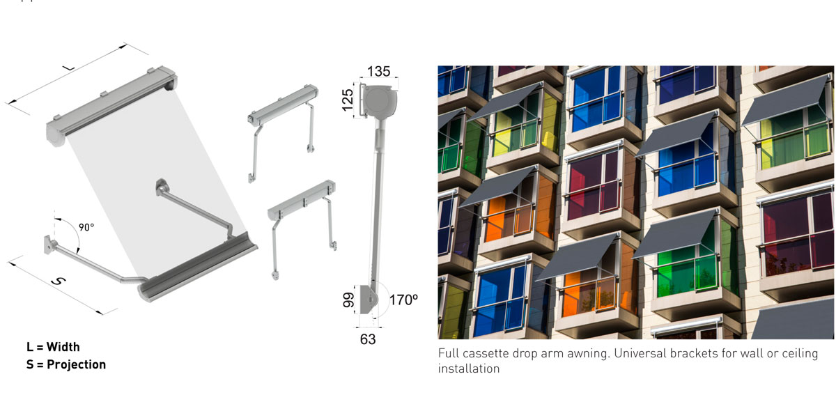 Gaviota Desert drop arm awnings in brighton, hove and worthing Gaviota Desert drop arm awnings in brighton, hove and worthing