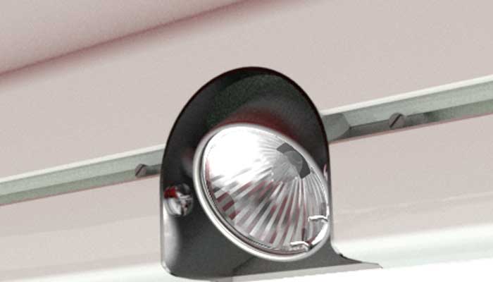 LED integrated spot lights