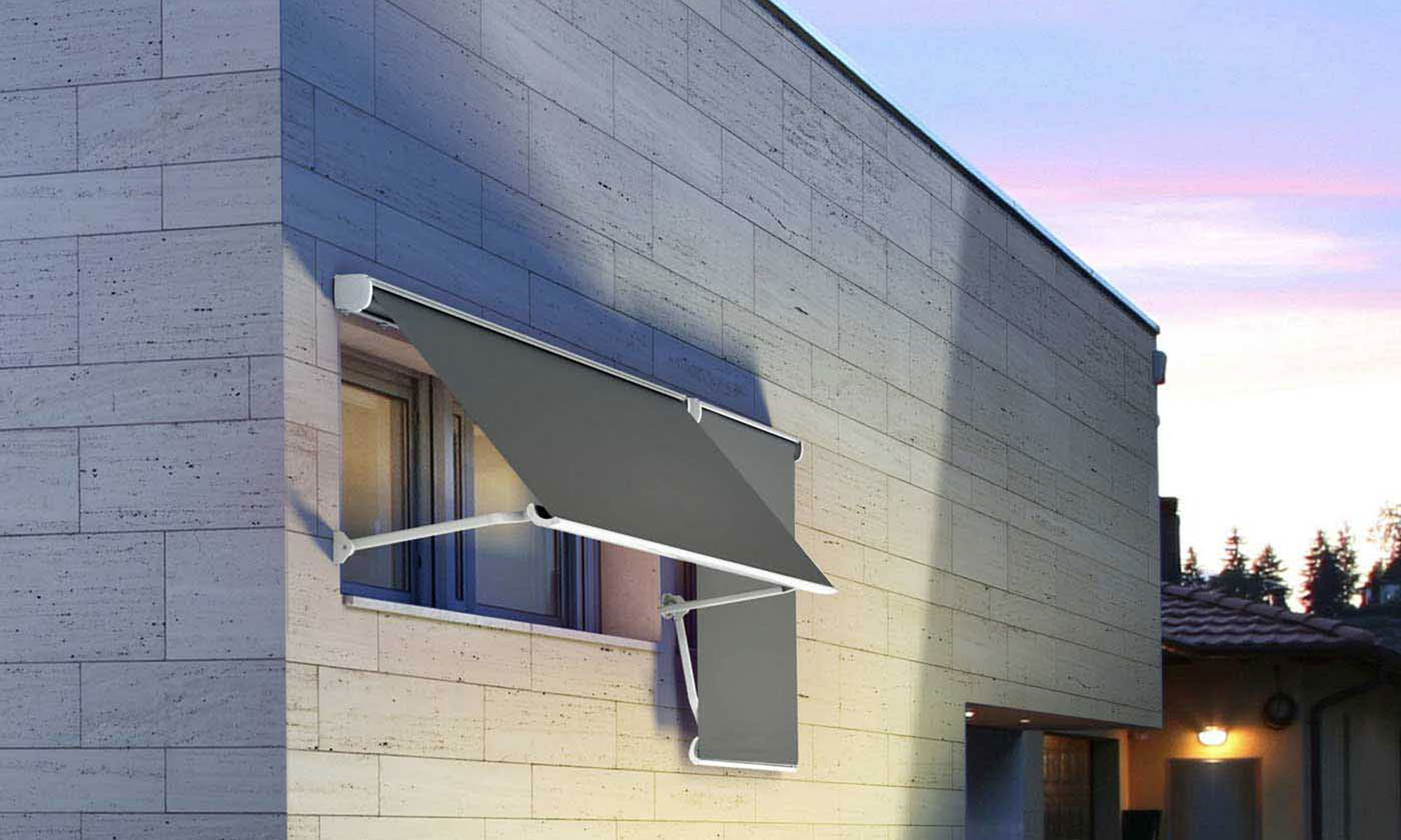 Gaviota Desert drop arm awning